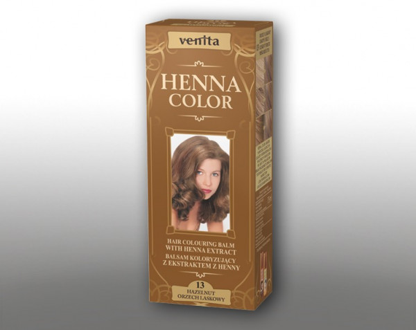 Haarbalsam mit färbendem Effekt auf Henna-Basis, 75 ml, Farbton:Haselnuss