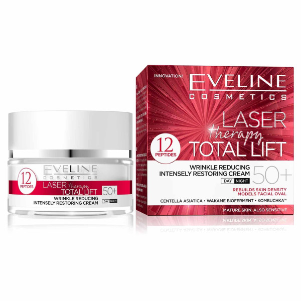 Eveline Laser Therapy Total Lift Gesichtscreme 50+, 50ml