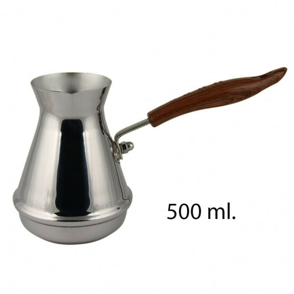 500 ml Moccakanne Espressokocher Türkische Kaffeekocher Turka Dzhesva Edelstahl